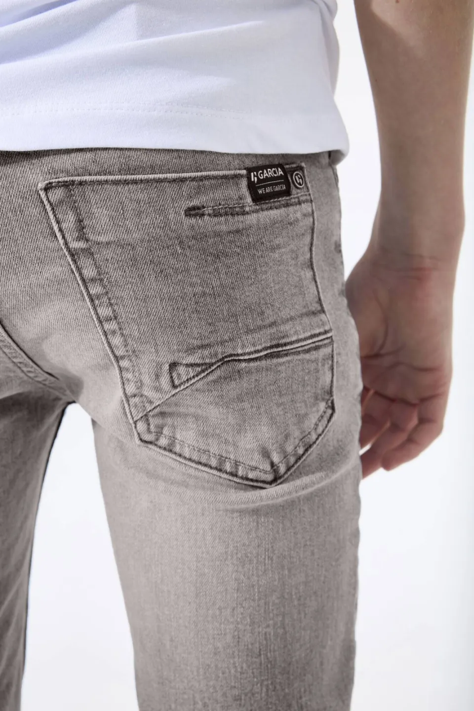 Garcia Tavio Slim slim fit jeans grey denim, foto 4
