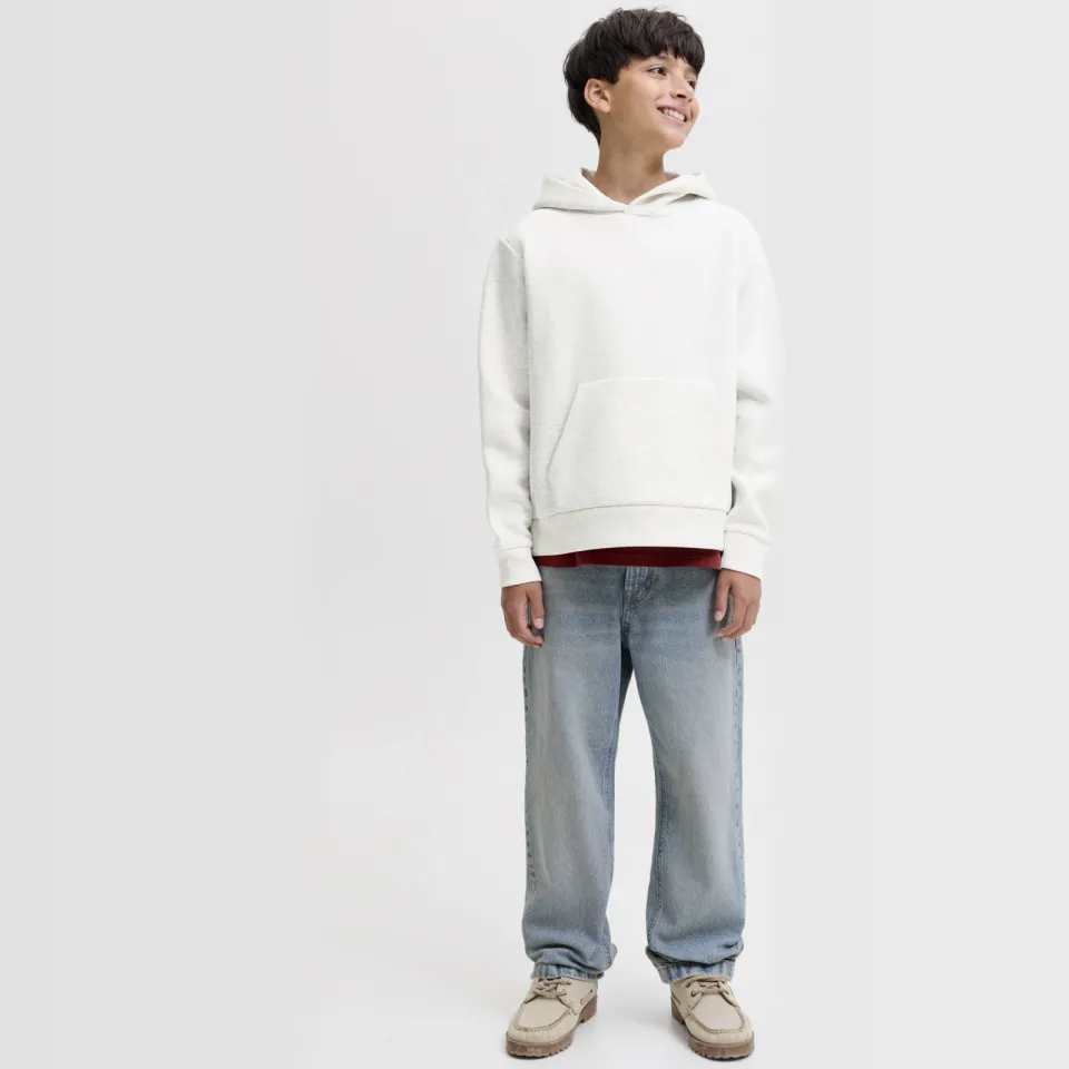 Jack & Jones JUNIOR hoodie - wit, foto 3