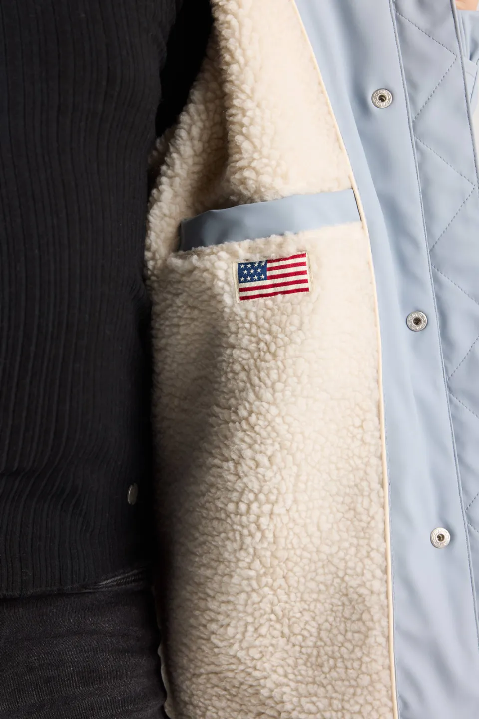 America Today regenjas babyblauw babyblue, foto 6