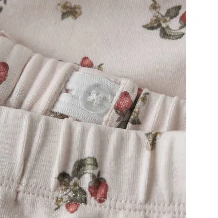 Lil' Atelier MINI regular gebloemde casual short crème, foto 3
