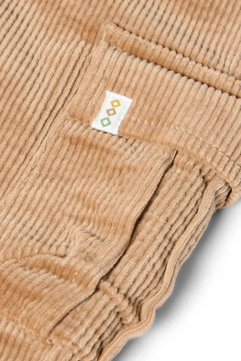 Little Dutch corduroy cargobroek bruin, foto 4