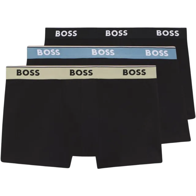 Boss Power Trunk boxershorts zwart 3-pack
