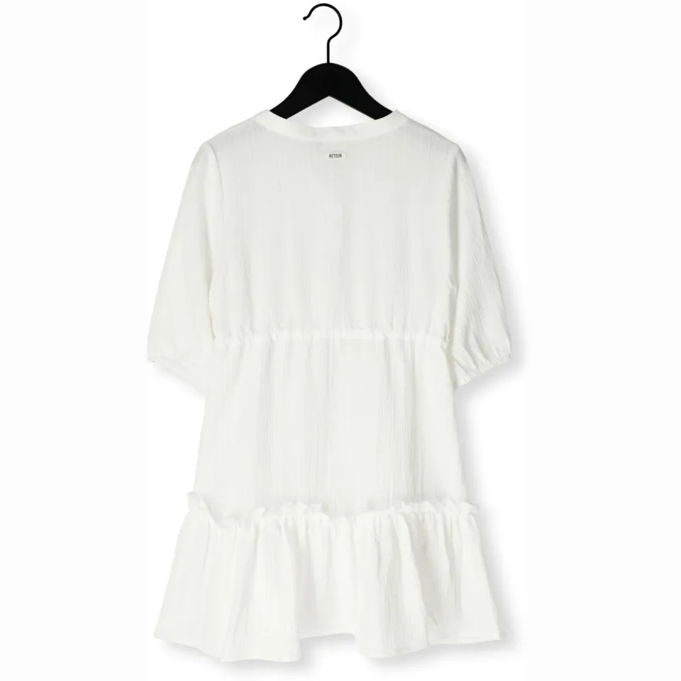 Retour Jeans Candy midi jurk offwhite, foto 3