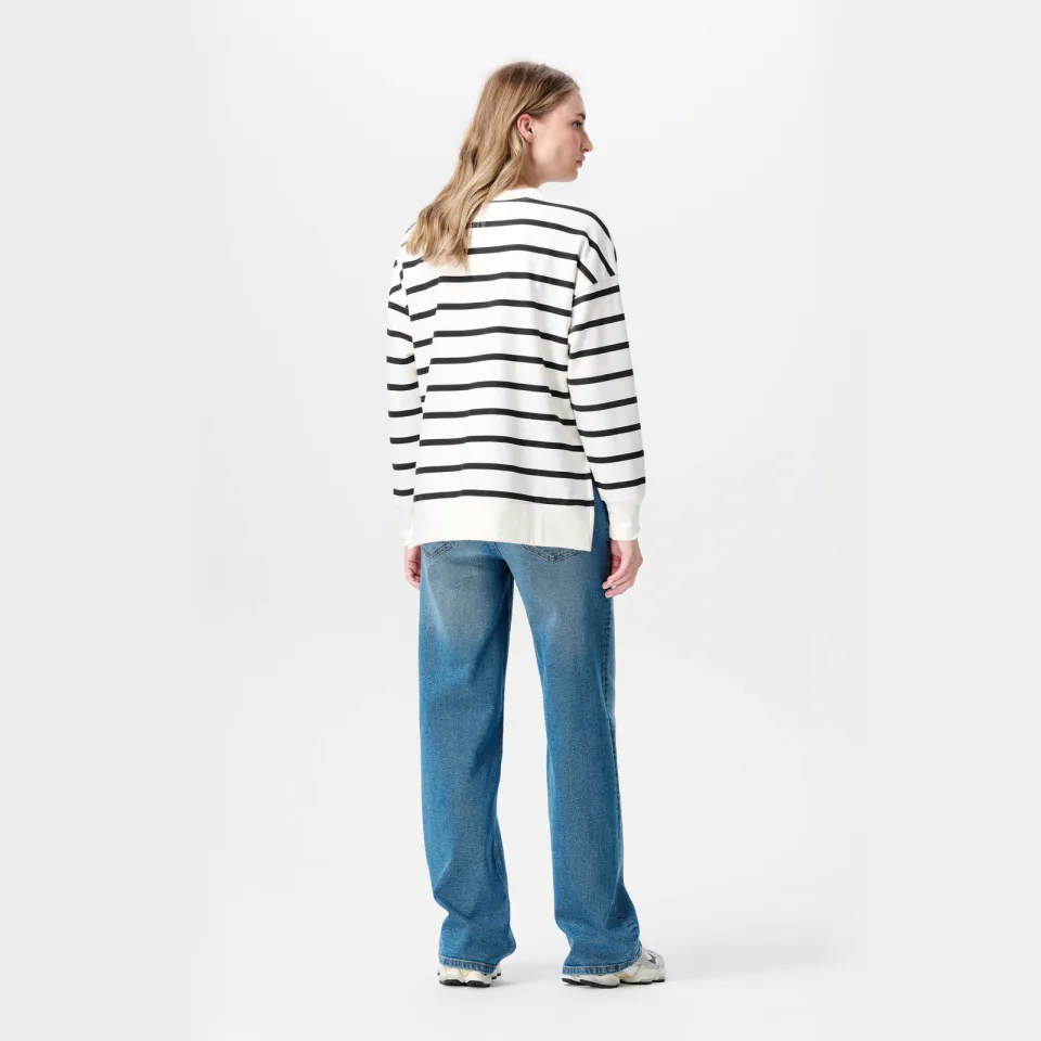 Noppies maternity zwangerschaps- en voedings sweater ecru, foto 4