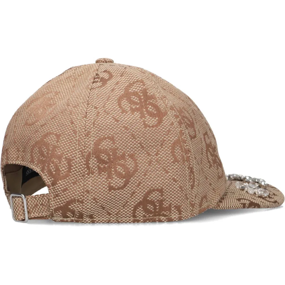 Guess Petten Audrey Logo Jacq Basebal Cap Beige - One size, foto 3