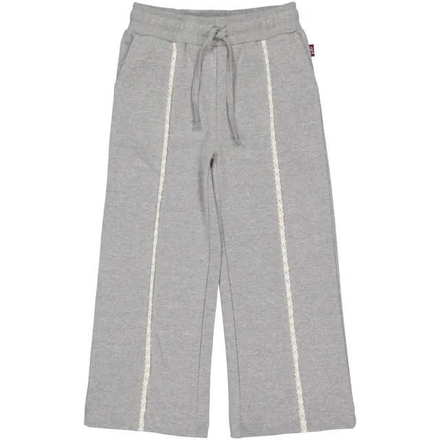 QPI gestreepte sweatpants grijs, foto 2