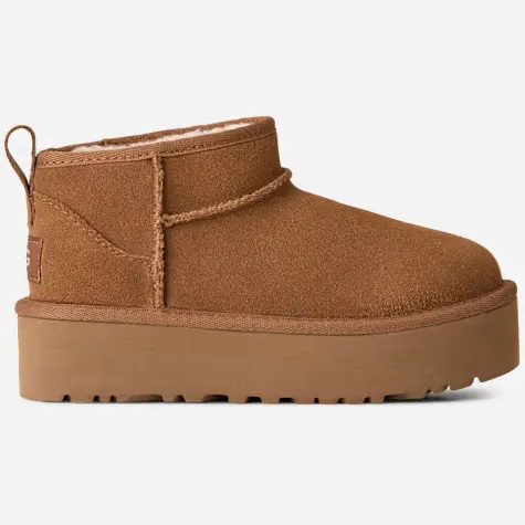 Ugg Classic Ultra Mini Platform enkelboots cognac, foto 2