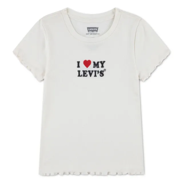 Levi's T-shirt wit met tekst, foto 2