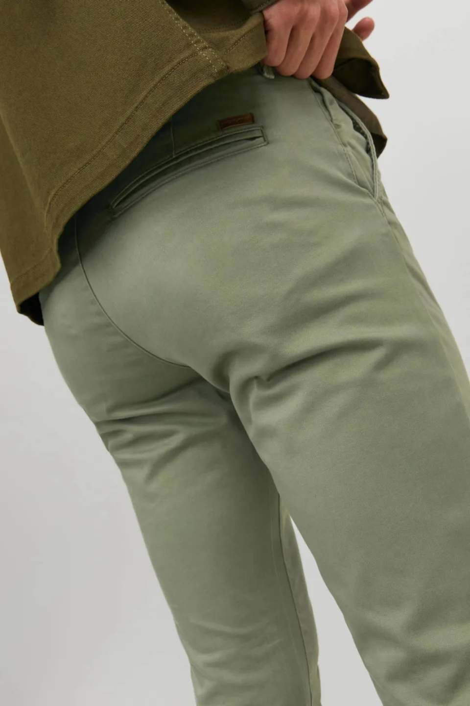 Jack & Jones PANTS STUDIO slim fit broek JPSTMARCO deep lichen green, foto 6
