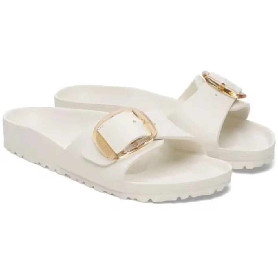 Birkenstock Madrid Big Buckle EVA slipper wit, foto 5