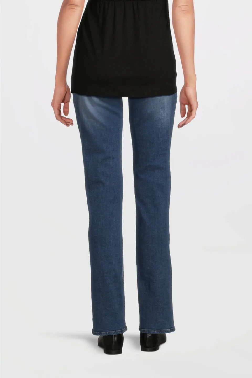 LOVE2WAIT zwangerschaps straight leg jeans Grace stonewashed, foto 4