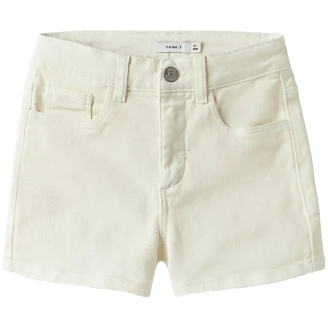NAME IT straight casual korte broek ecru