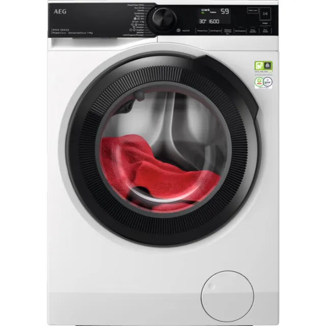 AEG 8000 serie PowerCare UniversalDose Wasmachine voorlader 9 kg LR8696UD4M