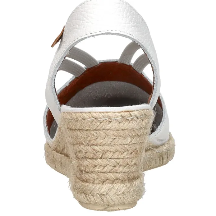 Verbenas Maika espadrille sandalen wit, foto 4