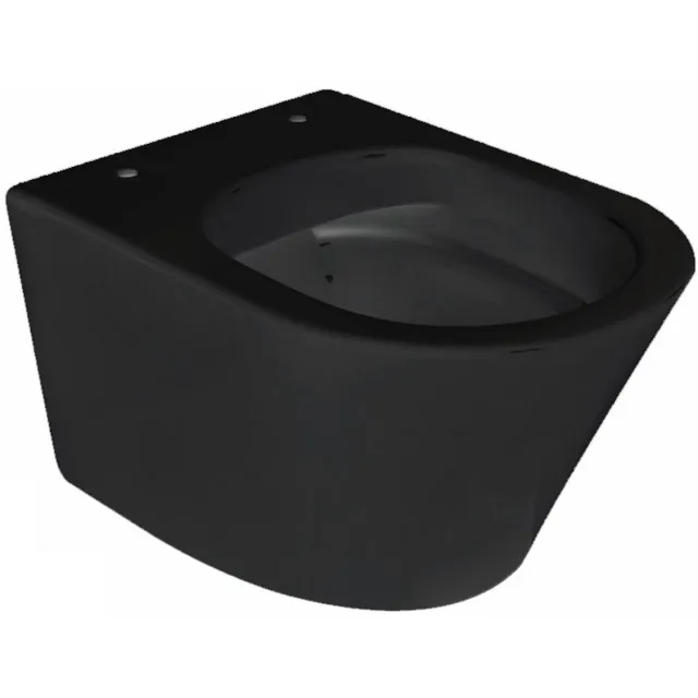 Boss & Wessing Vera wandcloset rimless mat zwart