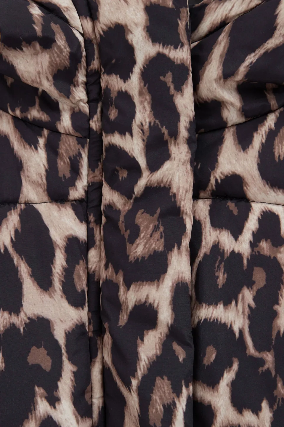 WE Fashion winterjas met panterprint bruin, foto 8