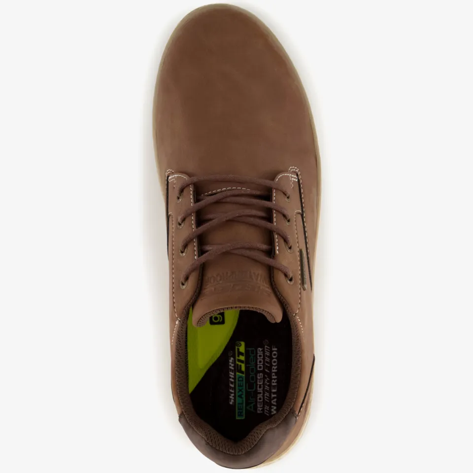 Skechers Garlan Pryor veterschoenen bruin, foto 6