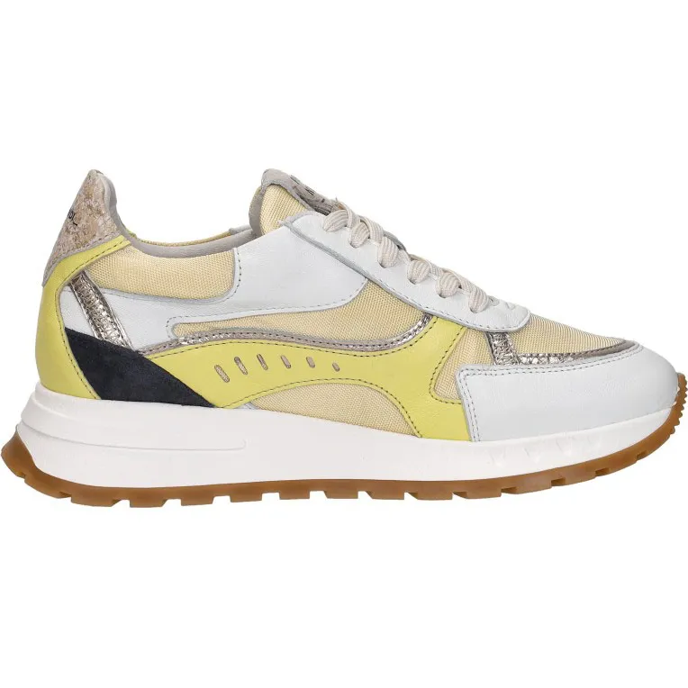 Piedi Nudi Mirren lage sneakers geel