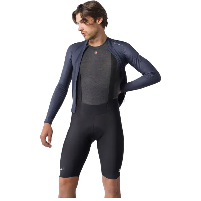 Castelli Espresso Thermal fietsbroek met bretels zwart, foto 2