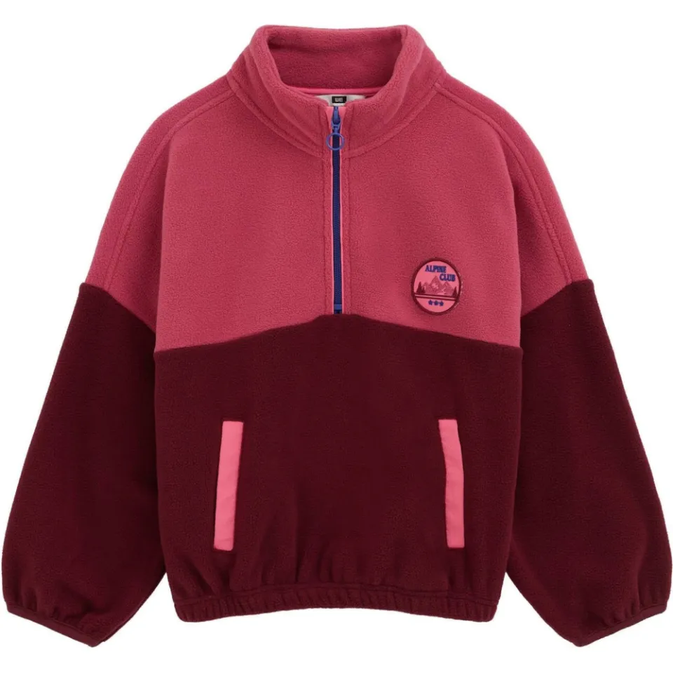 WE Fashion fleecetrui - rood, foto 2