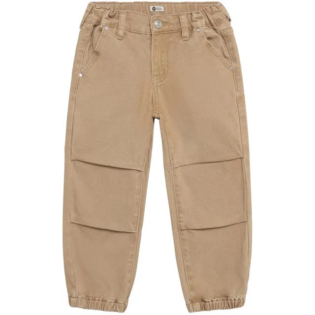 Daily7 baggy broek zand, foto 2