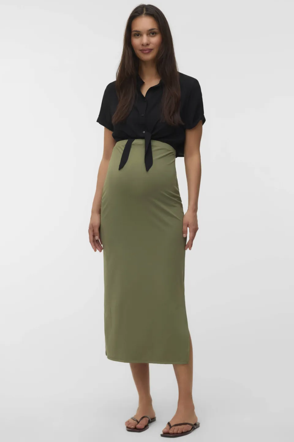 Mamalicious zwangerschaps- en voedingsblouse zwart, foto 4