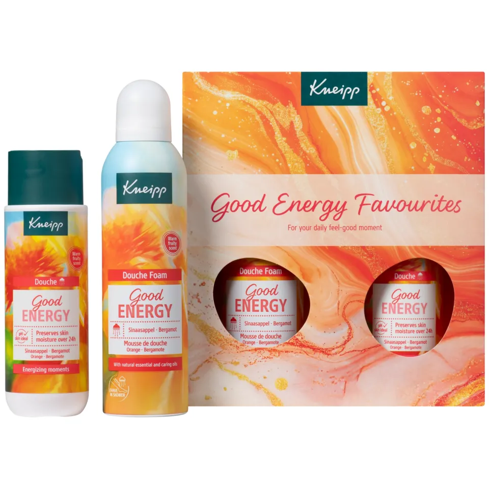 Kneipp Good Energy geschenkset favourites, foto 2