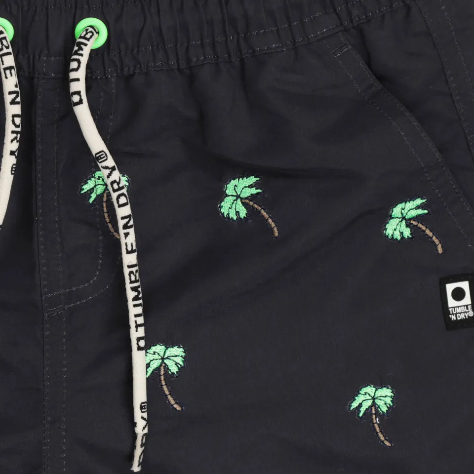 Tumble 'n Dry zwemshort donkerblauw met all over palmboom print, foto 6