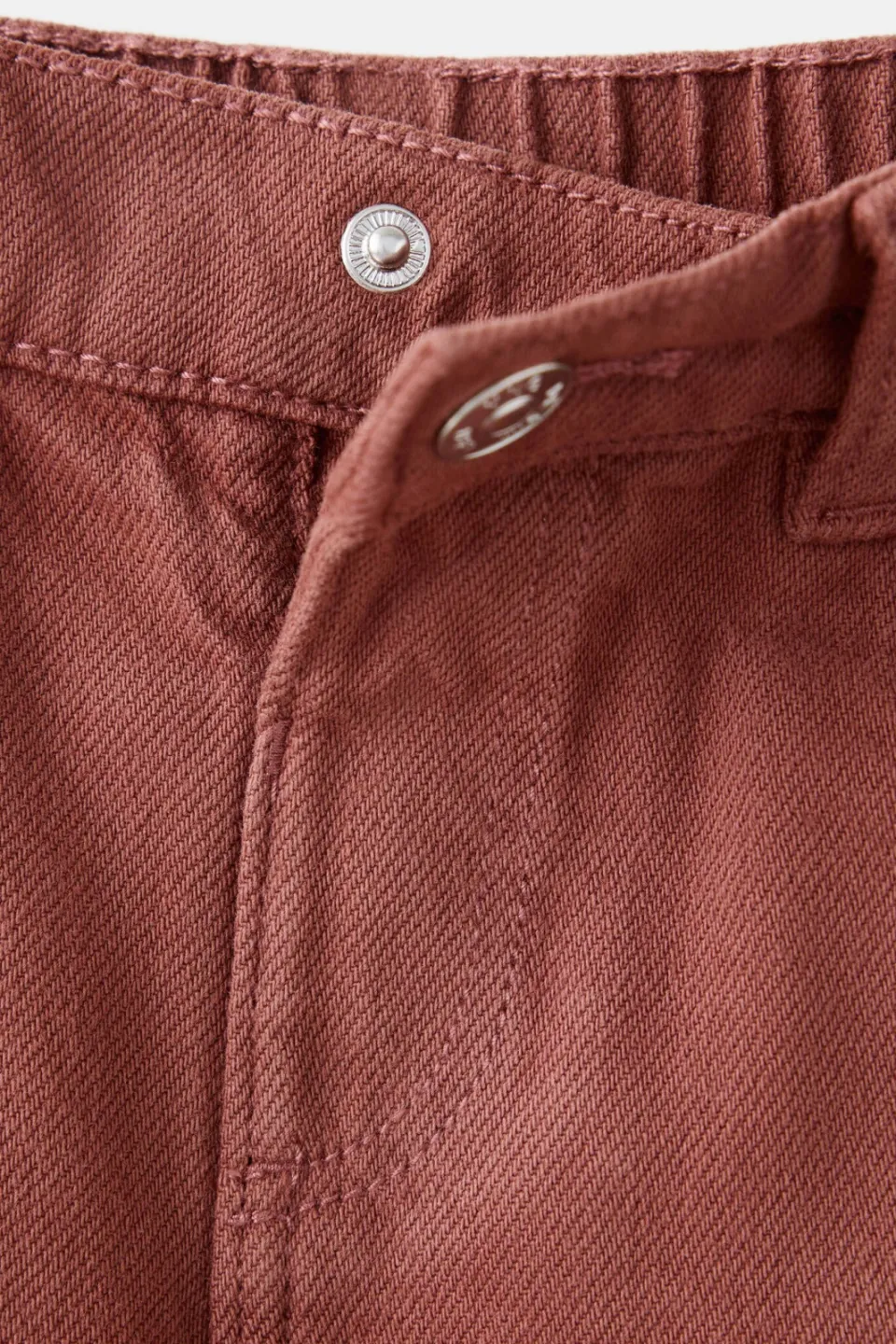 Mango Kids straight leg jeans - donkerrood, foto 6