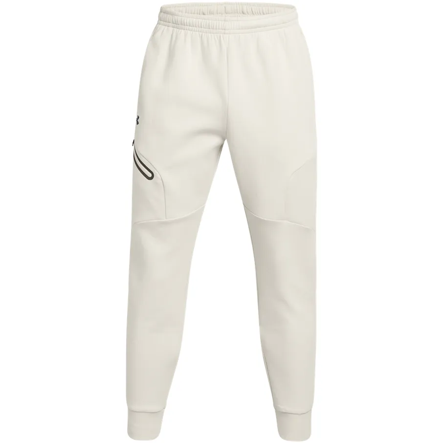 Under Armour Unstoppable Fleece Joggingbroek Wit Zwart, foto 2