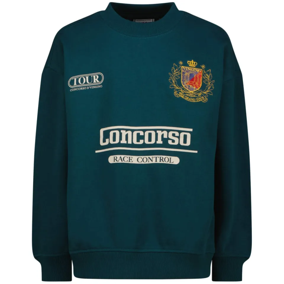 Vingino oversized sweater met tekstprint - blauw, foto 2