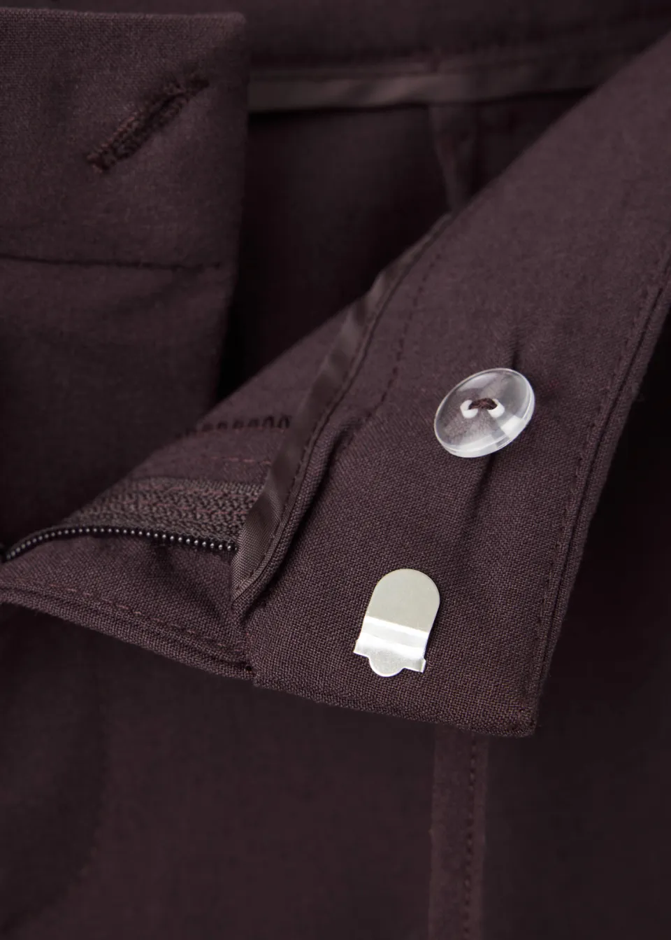 Mango Teen casual broek donkerrood, foto 5