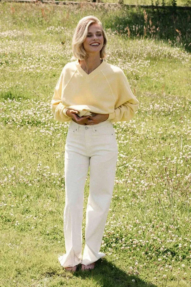 Catwalk Junkie high waist wide leg jeans wit, foto 4
