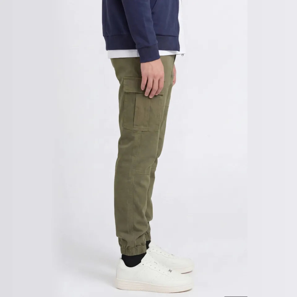 JJ Rebel JUNIOR regular casual broek olijfgroen, foto 6