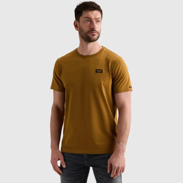 PME Legend regular fit T-shirt goudbruin