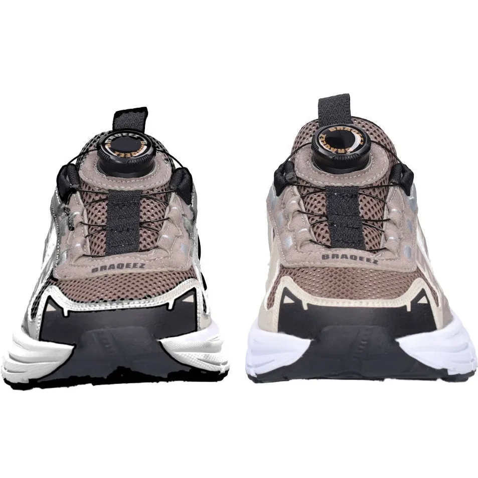 Braqeez Giles Gen chunky sneakers - lichtbruin, foto 3