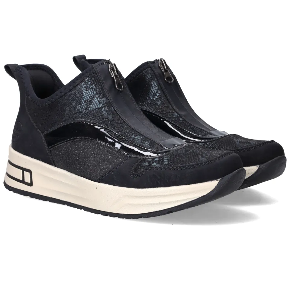 Rieker lage sneakers zwart, foto 2
