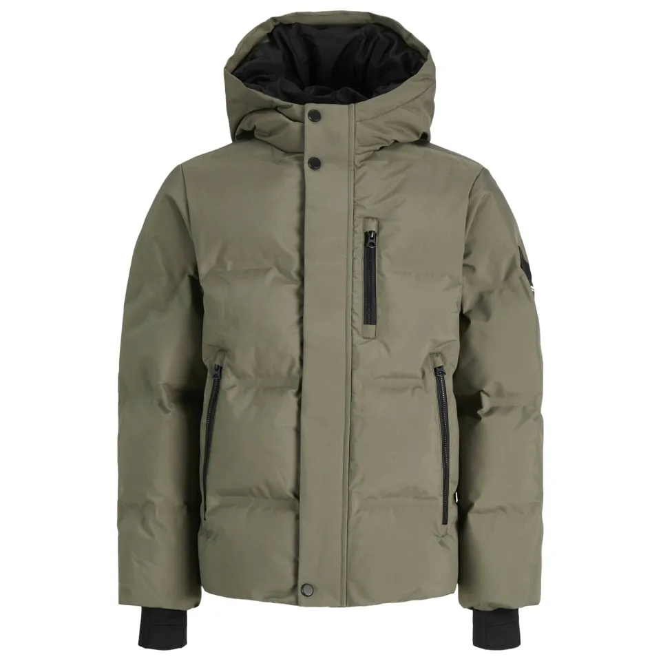 Jack & Jones pufferjas kaki, foto 2