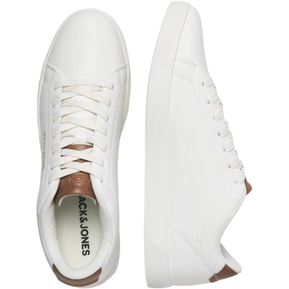Jack & Jones Jfwbosley sneakers - wit/bruin, foto 3