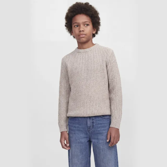 Jack & Jones JUNIOR gebreide trui - beige