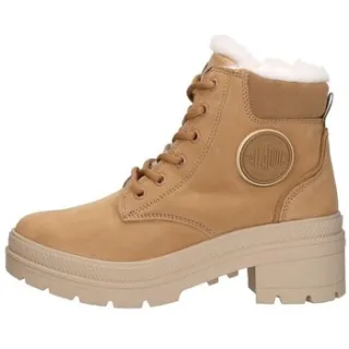 Palladium Pallarise NBK enkellaarzen cognac, foto 4