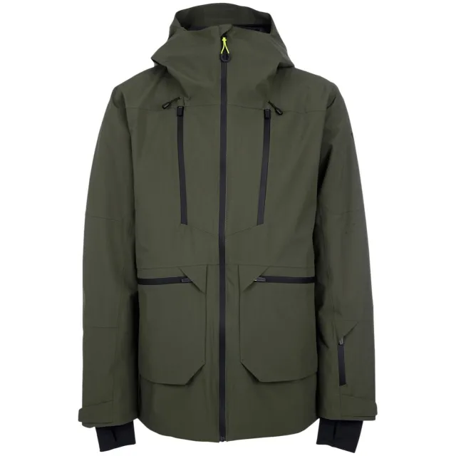 Brunotti Biride Men Snow Jacket | Deep Green Olijfgroen