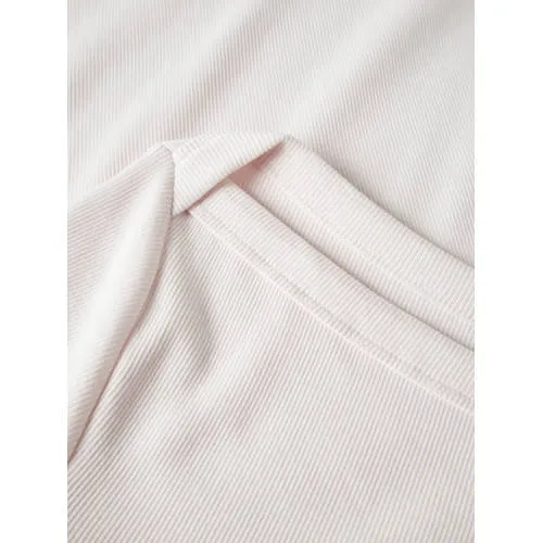 LMTD t-shirt met textuur creme, foto 3