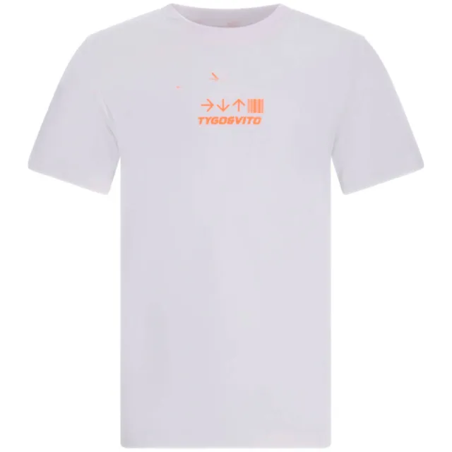 TYGO & vito jersey T-shirt wit, foto 2