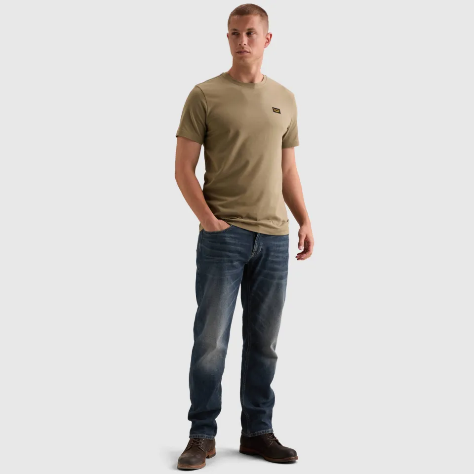 PME Legend regular fit t-shirt groen Overland Trek
