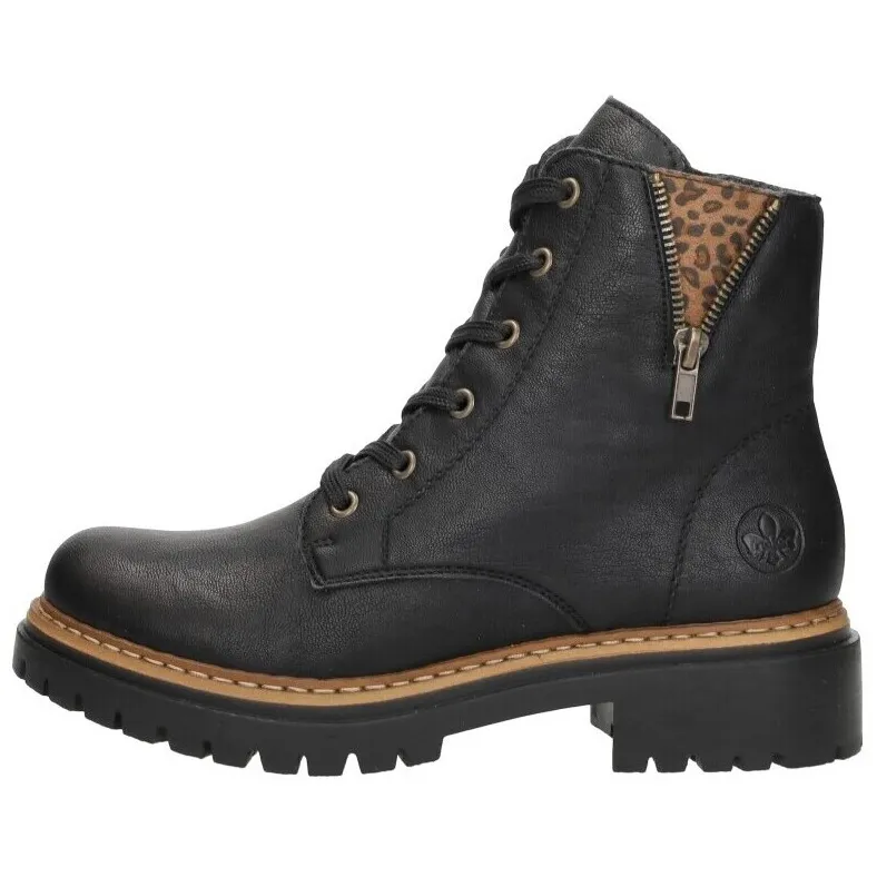 Rieker veterboot zwart, foto 2