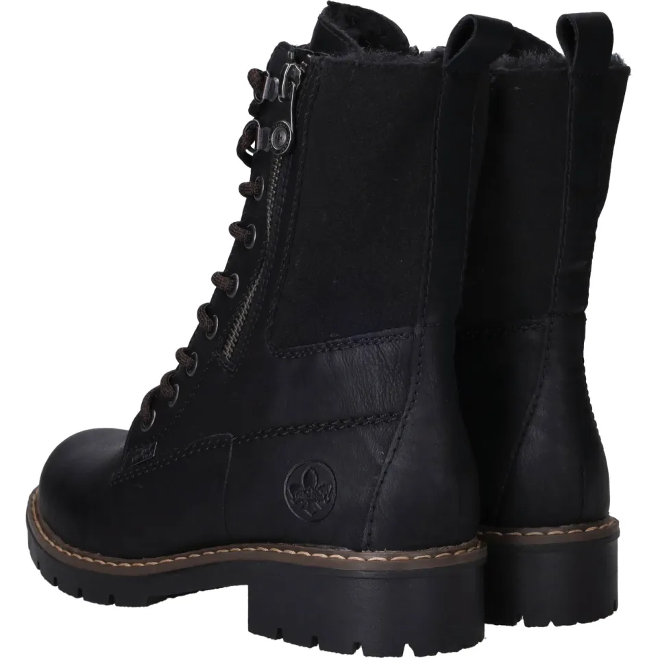 Rieker veterboots zwart, foto 4