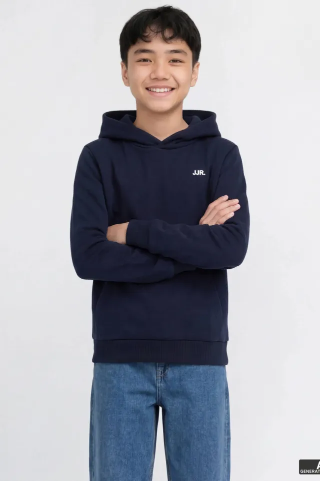 JJ Rebel JUNIOR hoodie donkerblauw