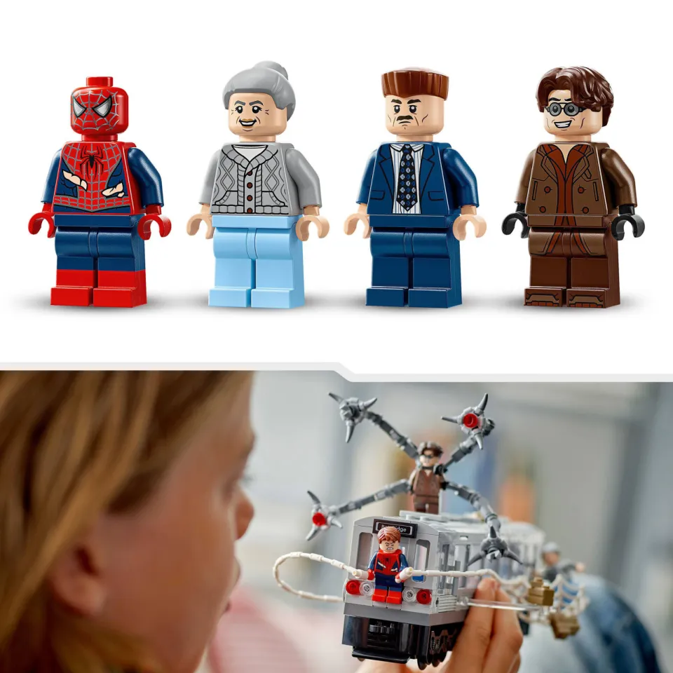 Lego Marvel Spider-Man Spider-Man vs. Doc Ock metroscène 76321, foto 3