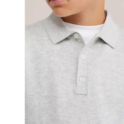 WE Fashion katoenen gebreide trui - lightgrijs, foto 3